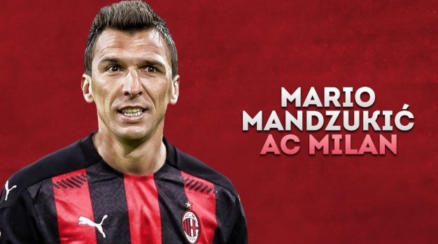 Марио Манджукич ще играе с номер 9 в Милан bet365