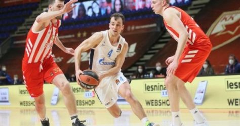 Зенит (Санкт Петербург) записа втора поредна победа в Евролигата bet365